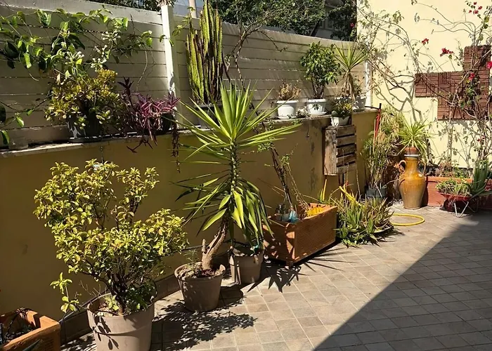 Artistic In The Center Of With Garden Apartment *